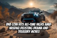 BNB Coin Hits All-Time Highs Amid Nasdaq Delisting Drama and Treasury Moves