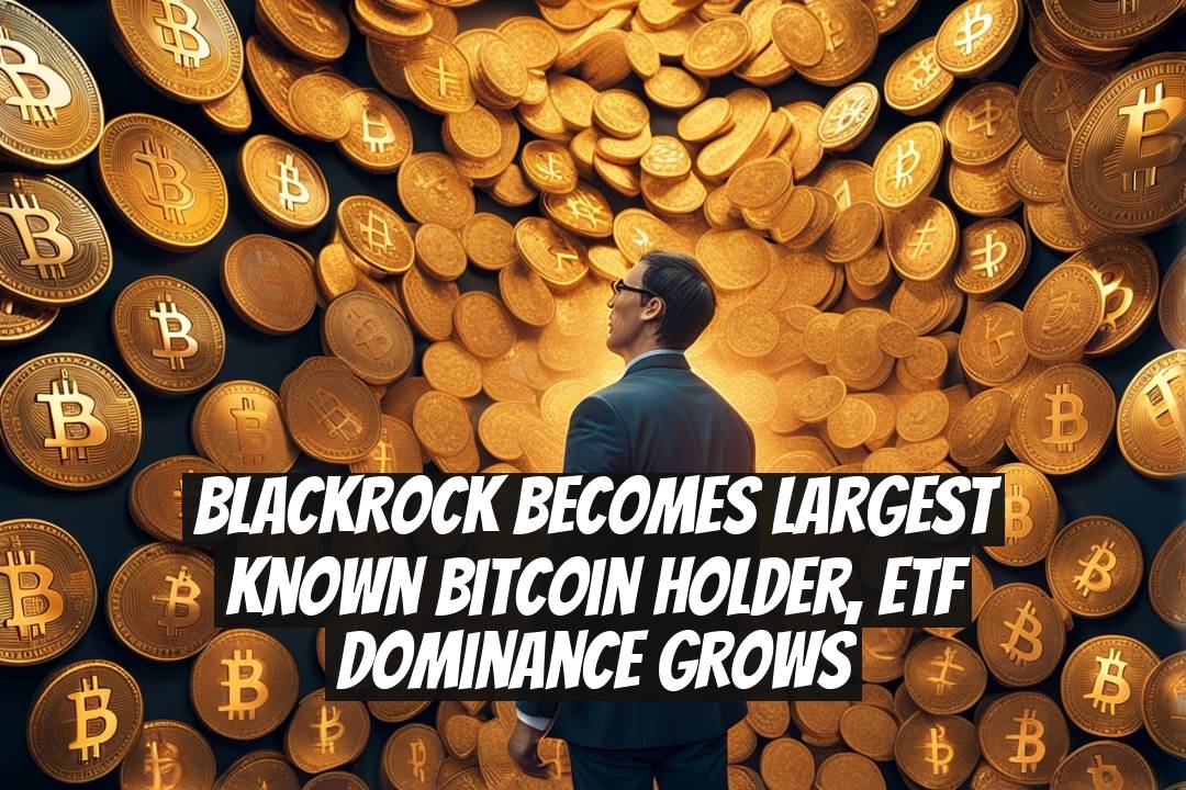 BlackRock becomes largest known Bitcoin holder, ETF dominance grows