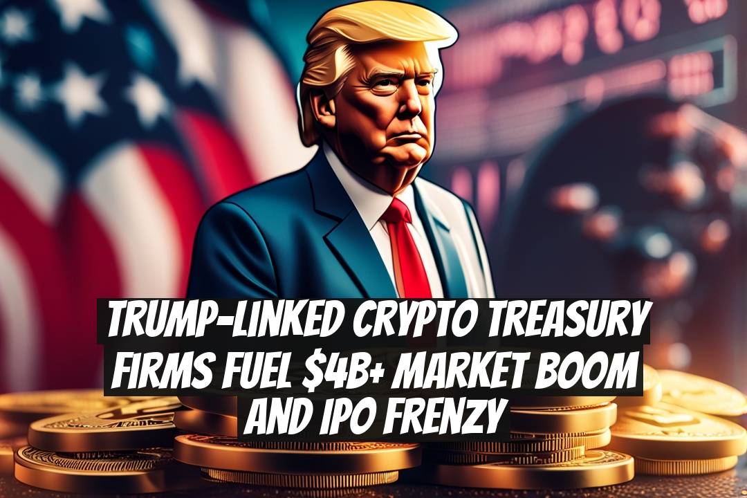 Trump-Linked Crypto Treasury Firms Fuel $4B+ Market Boom and IPO Frenzy
