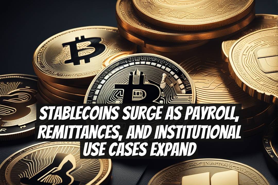 Stablecoins Surge as Payroll, Remittances, and Institutional Use Cases Expand