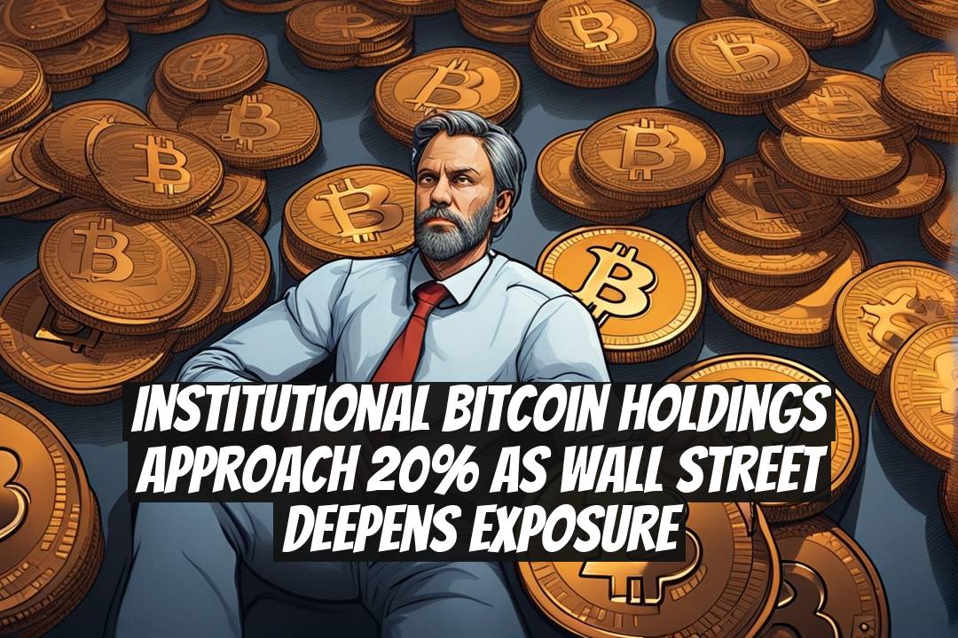 Institutional Bitcoin Holdings Approach 20% as Wall Street Deepens Exposure