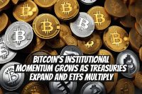 Bitcoin’s Institutional Momentum Grows as Treasuries Expand and ETFs Multiply
