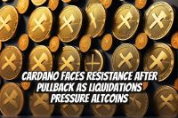 Cardano Faces Resistance After Pullback as Liquidations Pressure Altcoins