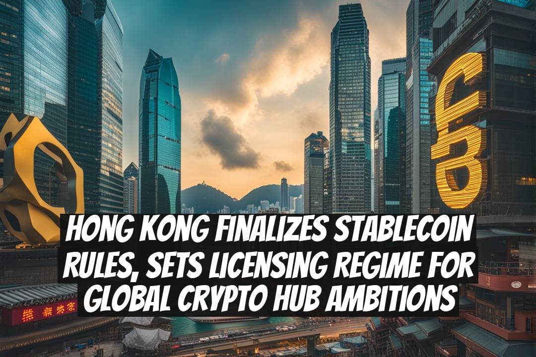 Hong Kong finalizes stablecoin rules, sets licensing regime for global crypto hub ambitions