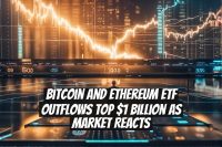 Bitcoin and Ethereum ETF Outflows Top $1 Billion as Market Reacts