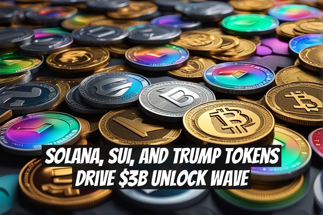 Solana, SUI, and TRUMP Tokens Drive $3B Unlock Wave
