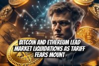 Bitcoin and Ethereum Lead Market Liquidations as Tariff Fears Mount