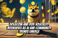 Dogecoin and Pepe volatility intensifies as AI and community trends emerge
