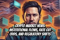 Crypto Market News: Institutional Flows, Rate Cut Odds, and Regulatory Shifts
