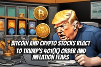 Bitcoin and Crypto Stocks React to Trump’s 401(k) Order and Inflation Fears