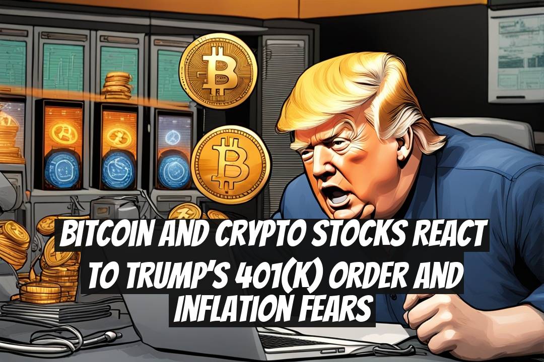 Bitcoin and Crypto Stocks React to Trump’s 401(k) Order and Inflation Fears