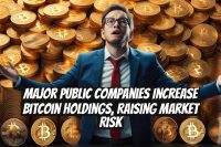 Major Public Companies Increase Bitcoin Holdings, Raising Market Risk