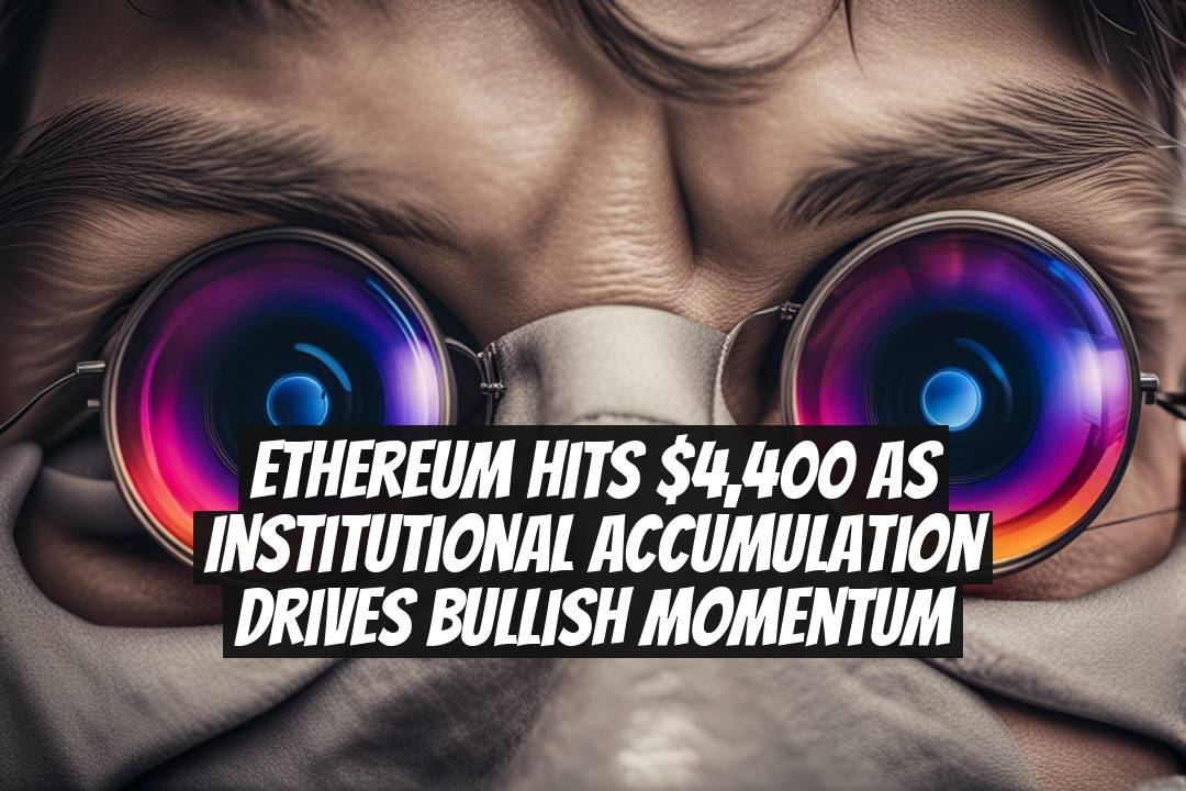 Ethereum Hits $4,400 as Institutional Accumulation Drives Bullish Momentum