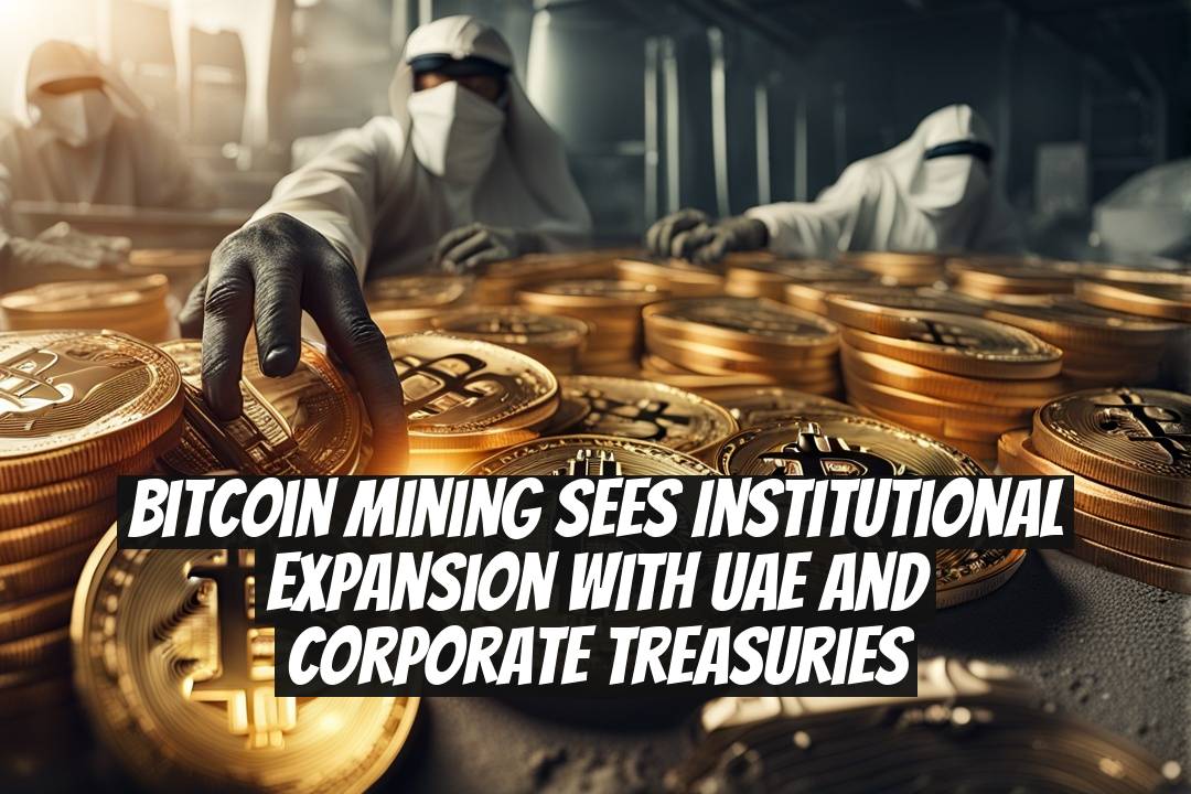 Bitcoin Mining Sees Institutional Expansion With UAE and Corporate Treasuries