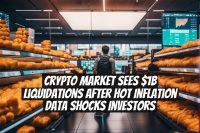 Crypto Market Sees $1B Liquidations After Hot Inflation Data Shocks Investors