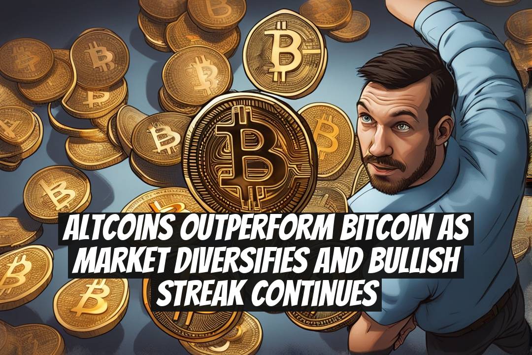Altcoins Outperform Bitcoin as Market Diversifies and Bullish Streak Continues