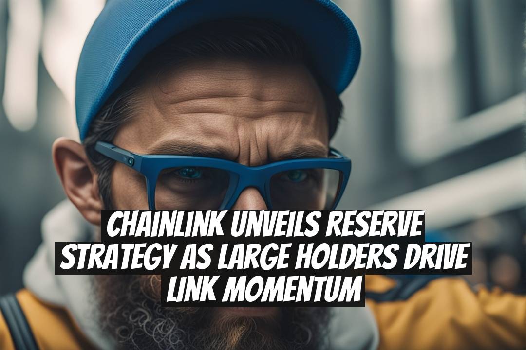 Chainlink Unveils Reserve Strategy as Large Holders Drive LINK Momentum