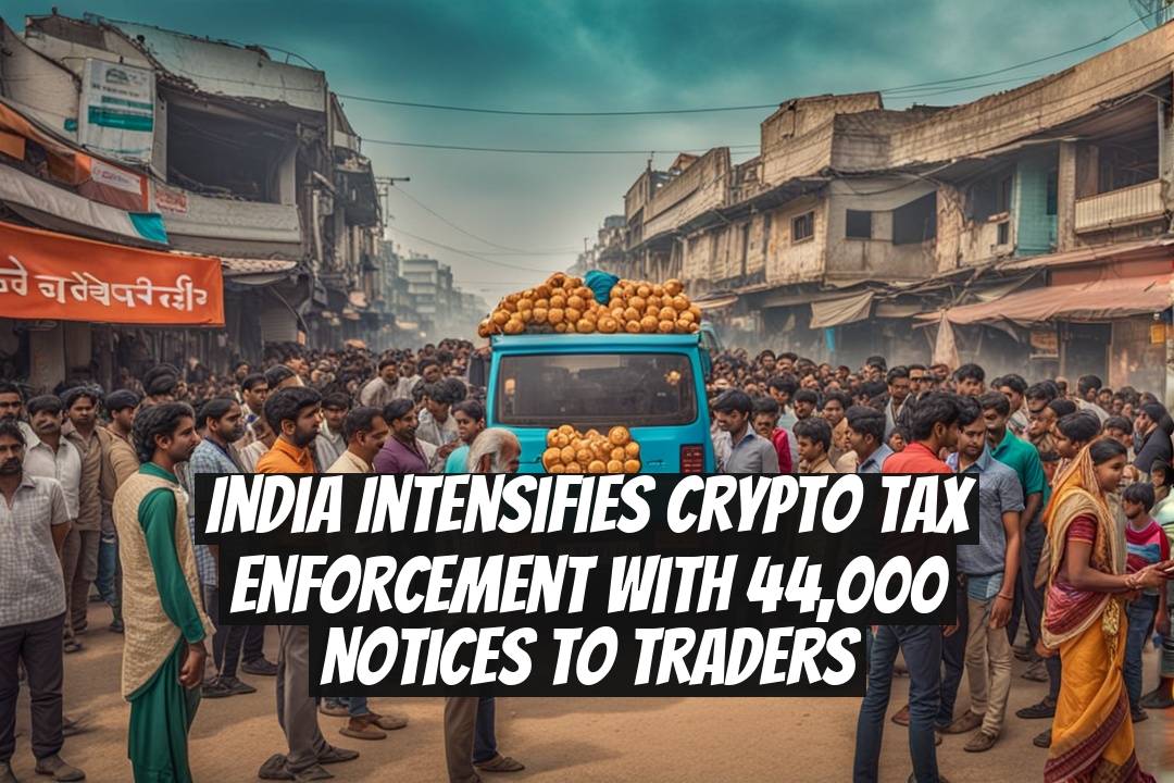 India Intensifies Crypto Tax Enforcement with 44,000 Notices to Traders