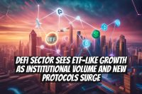 DeFi Sector Sees ETF-Like Growth as Institutional Volume and New Protocols Surge