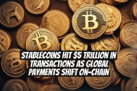 Stablecoins Hit $5 Trillion in Transactions as Global Payments Shift On-Chain