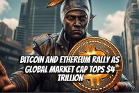 Bitcoin and Ethereum Rally as Global Market Cap Tops $4 Trillion