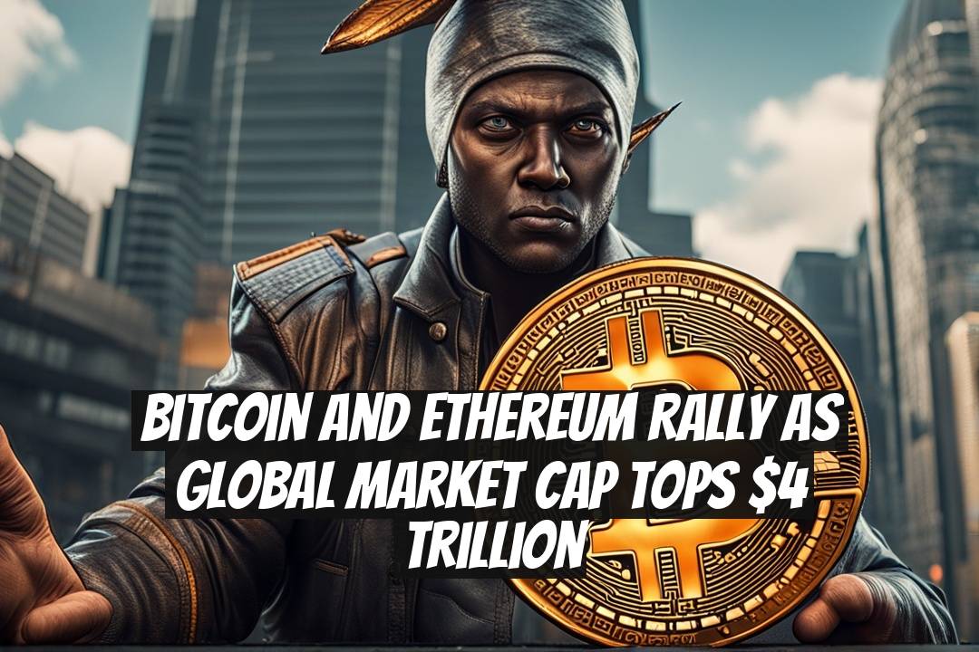 Bitcoin and Ethereum Rally as Global Market Cap Tops $4 Trillion