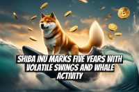 Shiba Inu Marks Five Years With Volatile Swings and Whale Activity