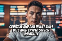 Coinbase and ARK Invest Shift Bets Amid Crypto Sector Volatility