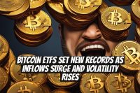 Bitcoin ETFs Set New Records as Inflows Surge and Volatility Rises