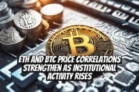 ETH and BTC Price Correlations Strengthen as Institutional Activity Rises