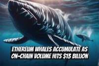Ethereum Whales Accumulate as On-Chain Volume Hits $13 Billion