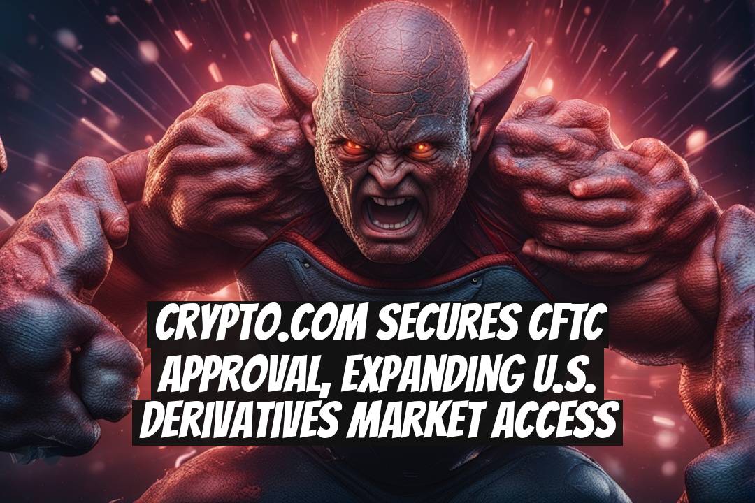 Crypto.com Secures CFTC Approval, Expanding U.S. Derivatives Market Access