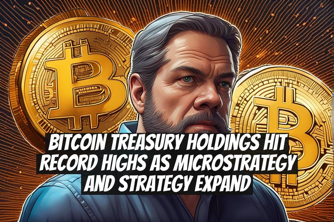 Bitcoin Treasury Holdings Hit Record Highs as MicroStrategy and Strategy Expand