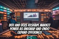 DeFi and DEXs Reshape Market Power as Uniswap and Ondo Expand Offerings