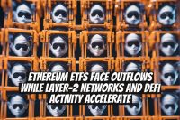 Ethereum ETFs Face Outflows While Layer-2 Networks and DeFi Activity Accelerate
