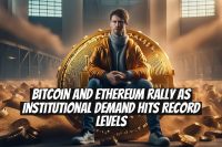 Bitcoin and Ethereum Rally as Institutional Demand Hits Record Levels