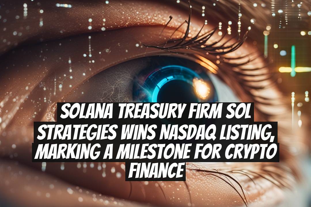 Solana treasury firm SOL Strategies wins Nasdaq listing, marking a milestone for crypto finance