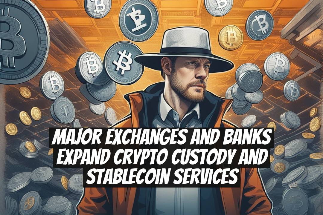 Major exchanges and banks expand crypto custody and stablecoin services