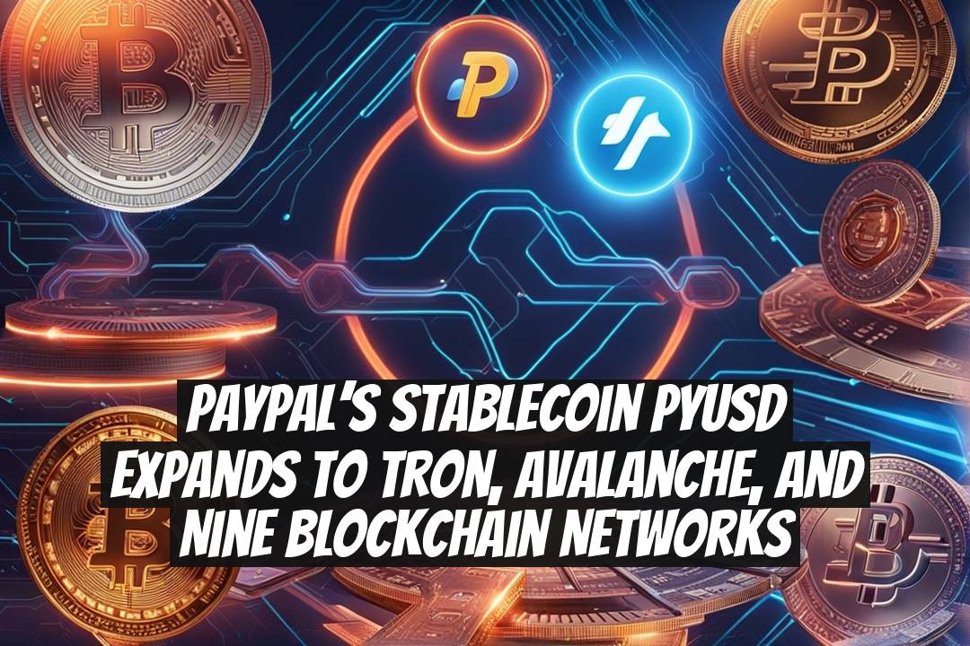 PayPal’s stablecoin PYUSD expands to Tron, Avalanche, and nine blockchain networks