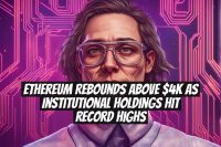 Ethereum Rebounds Above $4K as Institutional Holdings Hit Record Highs