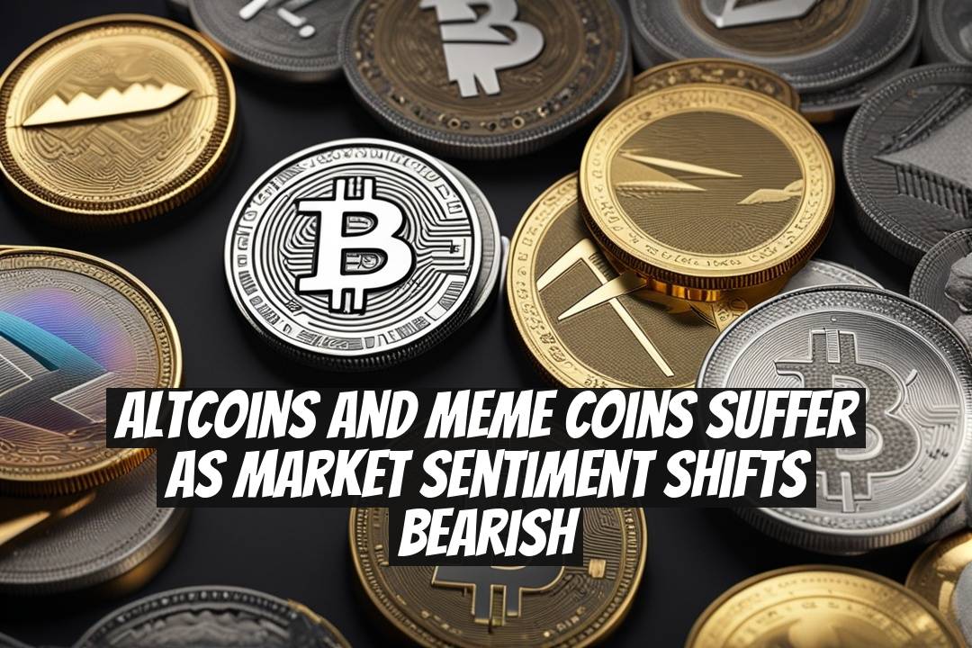 Altcoins and meme coins suffer as market sentiment shifts bearish