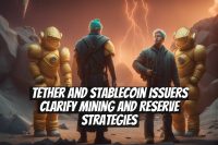 Tether and stablecoin issuers clarify mining and reserve strategies