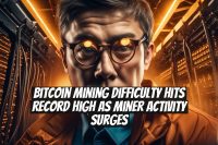 Bitcoin Mining Difficulty Hits Record High as Miner Activity Surges