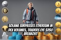 Solana Surpasses Ethereum in DEX Volumes, Traders Eye $250 Breakout