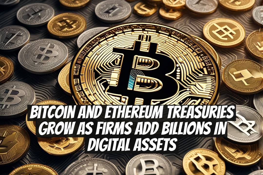 Bitcoin and Ethereum treasuries grow as firms add billions in digital assets