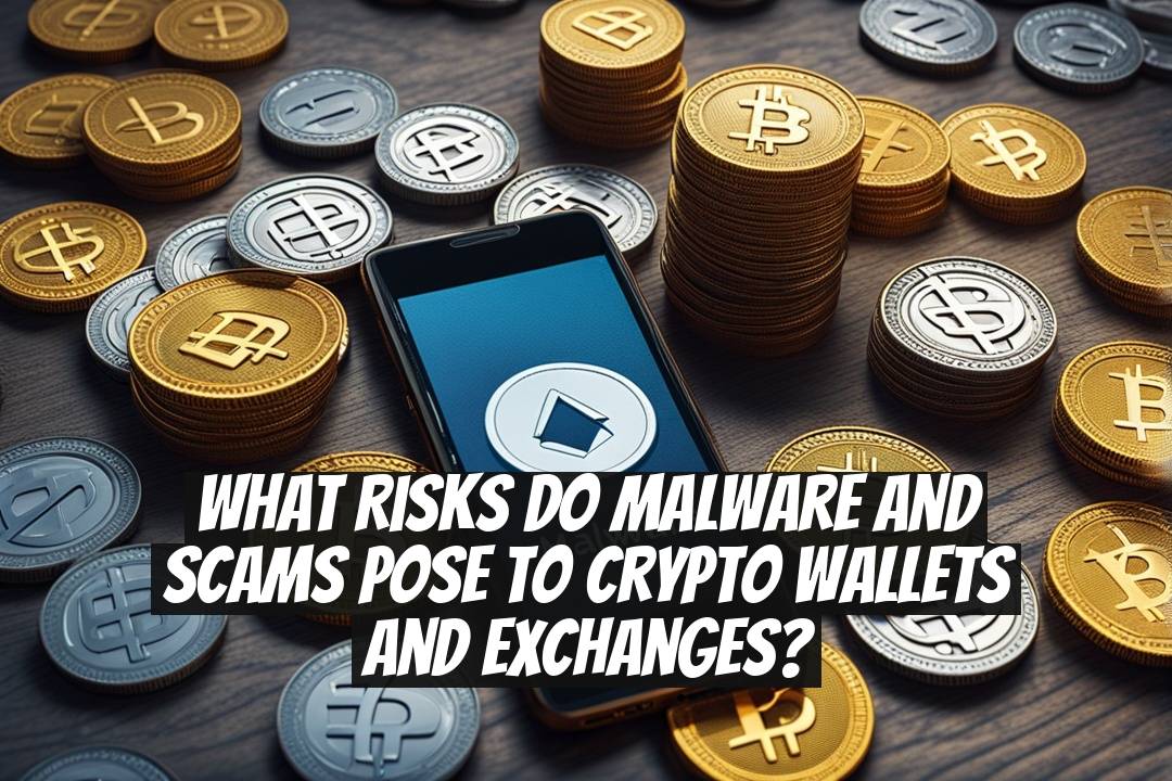 What risks do malware and scams pose to crypto wallets and exchanges?
