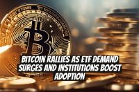 Bitcoin rallies as ETF demand surges and institutions boost adoption