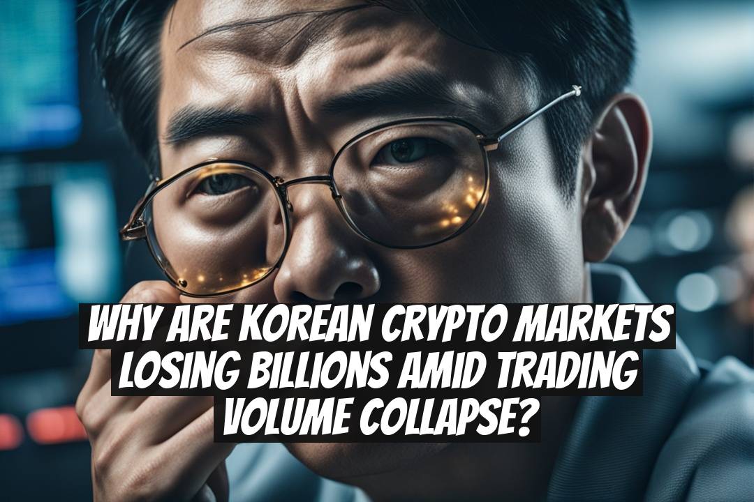 Why Are Korean Crypto Markets Losing Billions Amid Trading Volume Collapse?