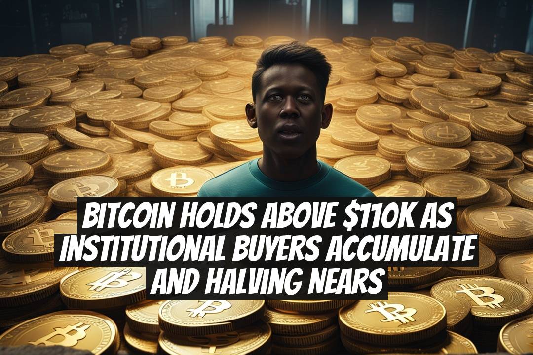 Bitcoin Holds Above $110K as Institutional Buyers Accumulate and Halving Nears