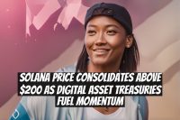 Solana Price Consolidates Above $200 as Digital Asset Treasuries Fuel Momentum